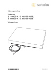 Bedienungsanleitung Sartorius IS 150 IGG-H , IS