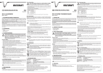 OPERATING INSTRUCTIONS SDI