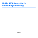 Bedienungsanleitung Nokia 5530 Music
