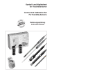 und Abgleichset f&uuml;r Feuchtesensoren Control And Calibration Set