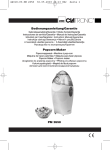 PM 2658 Bedienungsanleitung/Garantie Popcorn-Maker