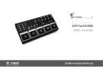 LED Foot 8 DMX DMX controller bedienungsanleitung