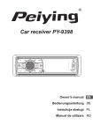 Car receiver PY-9398