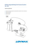 Bedienungsanleitung f&uuml;r Dymax-System SG-100
