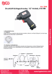 Druckluft-Schlagschrauber, 1/2" Antrieb, 610 NM