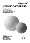 vdplb3d/vdplb5d – dmx-controlled led ball