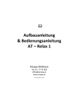 Aufbauanleitung & Bedienungsanleitung AT – Relax 1