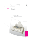 T-Fax 4200 Bedienungsanleitung