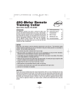 450-Meter Remote Training Collar