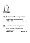 Montage- und Bedienungsanleitung Funk-Fenster - eQ-3