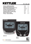 Computer- und Trainingsanleitung Kettler Unix PX Crosstrainer