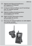 Digitale Funk-Überwachungskamera mit tragbarem TFT