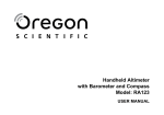 RA123 - Oregon Scientific