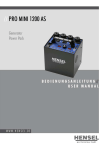 Bedienungsanleitung / User Manual Pro Mini 1200 AS