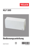 KLF 100 Bedienungsanleitung