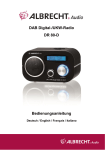 DAB Digital-/UKW-Radio DR 80-D Bedienungsanleitung