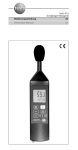 Bedienungsanleitung de testo 815 Schallpegel