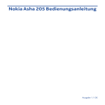 Nokia Asha 205 Bedienungsanleitung