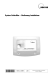 System SolvisMax – Bedienung Installateur