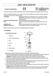 CS200 – METAL DETECTOR