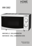 MW3002 (Mikrowelle – Grillkombination)