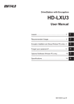 HD-LXU3 User Manual