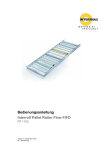 Bedienungsanleitung Interroll Pallet Roller Flow FIFO