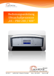 US &ndash; PRO 200 / 400 - soniKKs Ultrasonics Technology