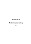 Outlimits 3G Bedienungsanleitung