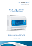 Bedienungsanleitung blue'Log X-Serie