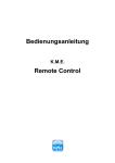 Bedienungsanleitung Remote Control