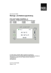Montage- und Bedienungsanleitung FCU-EXT-WEB-CONTROL-A