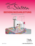 Gratulation zum Erwerb Ihrer HQ Sweet Sixteen!