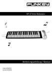 MIDI RP-37 Kids Rollpiano Bedienungsanleitung / Manual