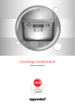 Bedienungsanleitung Zentrifuge 5430 (R)