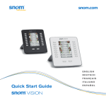 Snom Vision Quick Start Guide - Use-IP