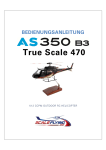 True Scale AS-350 (470 size) Bedienungsanleitung