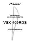 VSX-409RDS - Aerne Menu