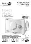 Switch On Allesschneider Bedienungsanleitung