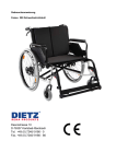 Bedienungsanleitung Rollstuhl Dietz Caneo 200 XXL