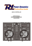 usb dj controller users manual gebrauchsanweisung