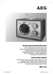 Classic Mono-Radio MR 4104 Bedienungsanleitung