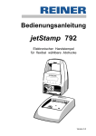 Bedienungsanleitung jetStamp 792