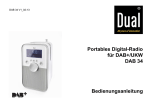 Portables Digital-Radio f&uuml;r DAB+/UKW DAB 34
