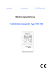 Feldst&auml;rkenmessger&auml;t, Typ: FMX 003