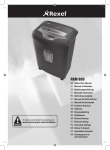 2152 REM820 Shredder Manual EU.indd