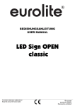 LED Sign OPEN classic