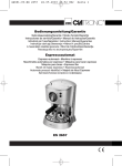 ES 2657 Bedienungsanleitung/Garantie Espressoautomat