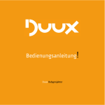 Bedienungsanleitung!