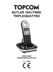 butler 1651/twin/ triple/quattro - T
